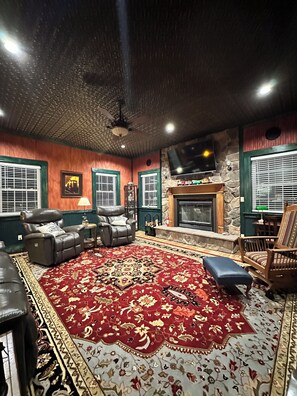 Unclassified image, 5 of 51, button - Trestle View Train Depot - Hot Tub, Fire Pit, Theater, Game Room Sleeps up to 8 (Shenandoah)