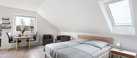 1 habitación, wifi y ropa de cama