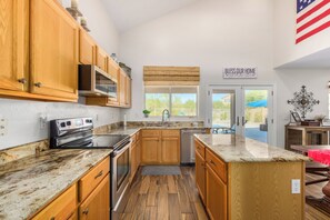 Private kitchen - Freedom House: 4BR Pool Home with Mountain Views, Steps from Golf. (Scottsdale)
