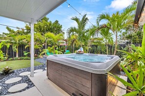 Terrace/patio - 2 Homes Together, HTD pool, Jacuzzi, Fire pit (Plantation)