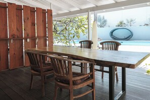 Outdoor dining - Apartment - Pelican (Willemstad)