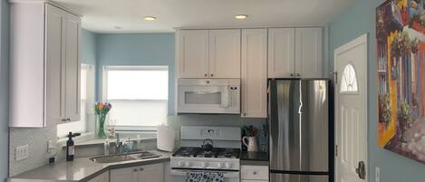 Microwave, oven, stovetop