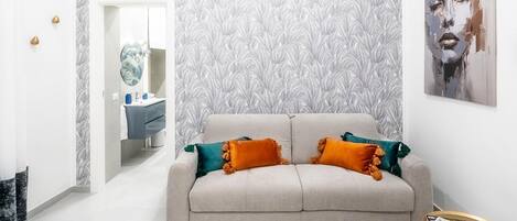 Deluxe vierpersoonskamer | Woonruimte