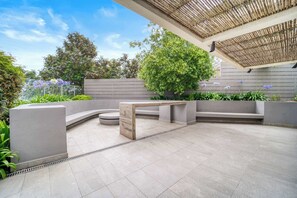 Terrace/patio - Eluchans One with Pool & parking near Reñaca Beach (Viña del Mar)
