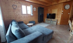 Télévision, cheminée