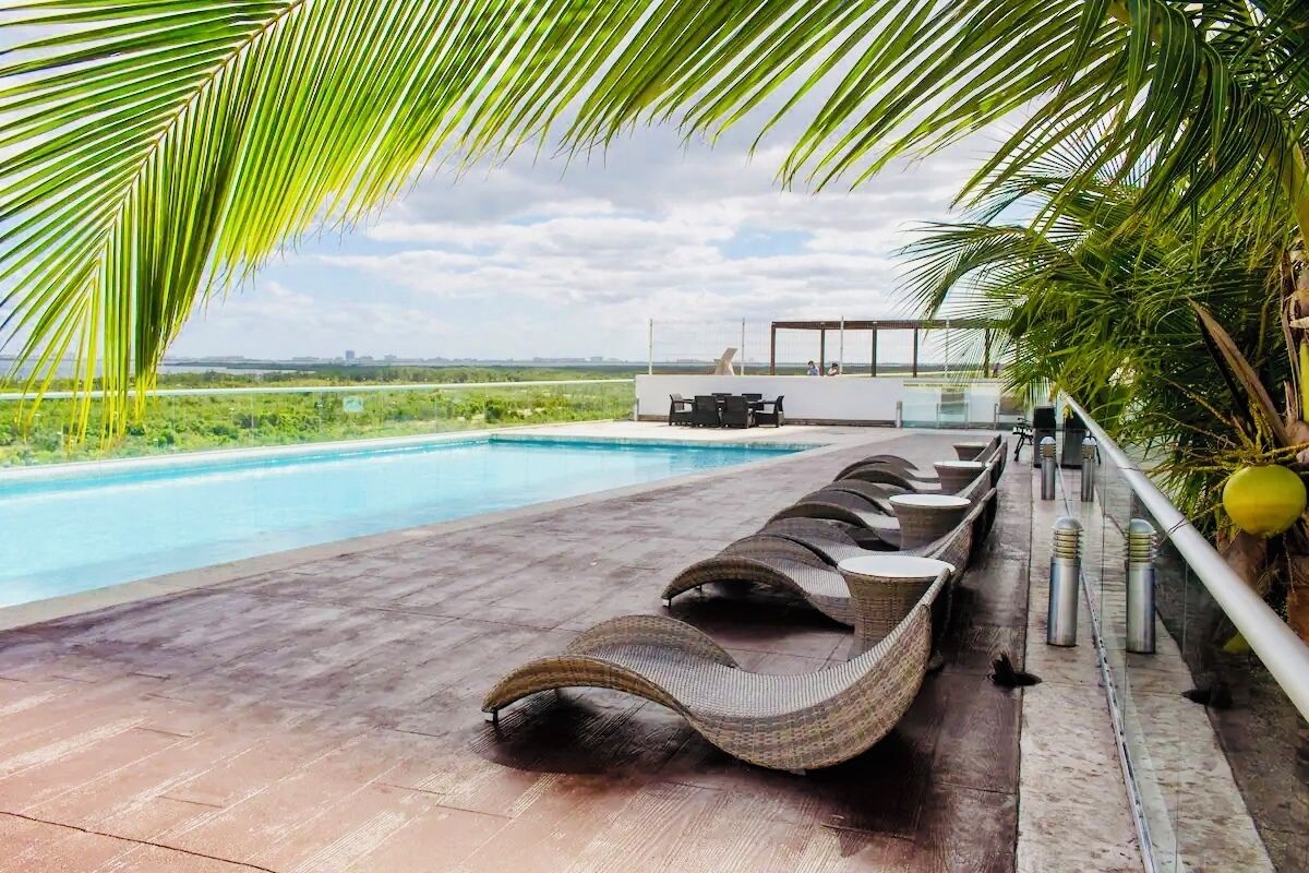 Alberca al aire libre 