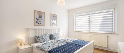 2 makuuhuonetta, Wi-Fi, vuodevaatteet