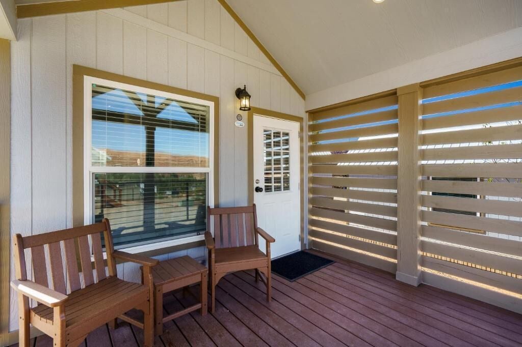 Estudi Deluxe, balcó, vistes a la muntanya | Terrassa o pati