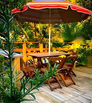 Basic-villa | Udendørs spisemuligheder