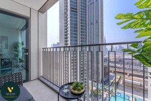 奢華公寓, 陽台, 城市景觀 | 陽台