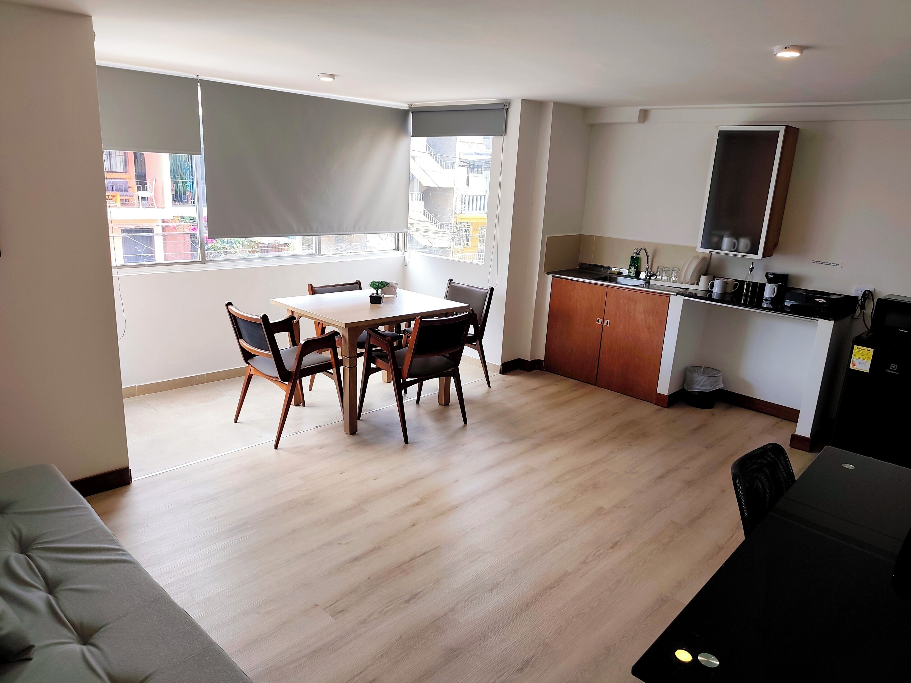 Basic Triple Room, Berbilang Katil, Kitchenette | Tempat makan