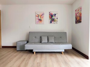 Basic Triple Room, Multiple Beds, Kitchenette | Living area - ABC-53 (Medellín)