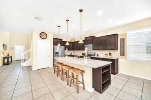 Fridge, microwave, oven, dishwasher - Spacious Home w/ Pool & Game Room | 4BR (Kissimmee)