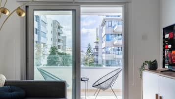 City appartement, niet-roken, balkon | Terras