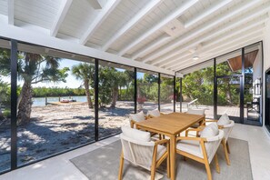 Dining - Villa Bayou- Modern Waterfront Home on Clam Bayou (Sanibel)