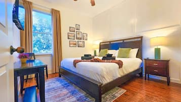 1 chambre, fer et planche Ă repasser, Wi-Fi, draps fournis