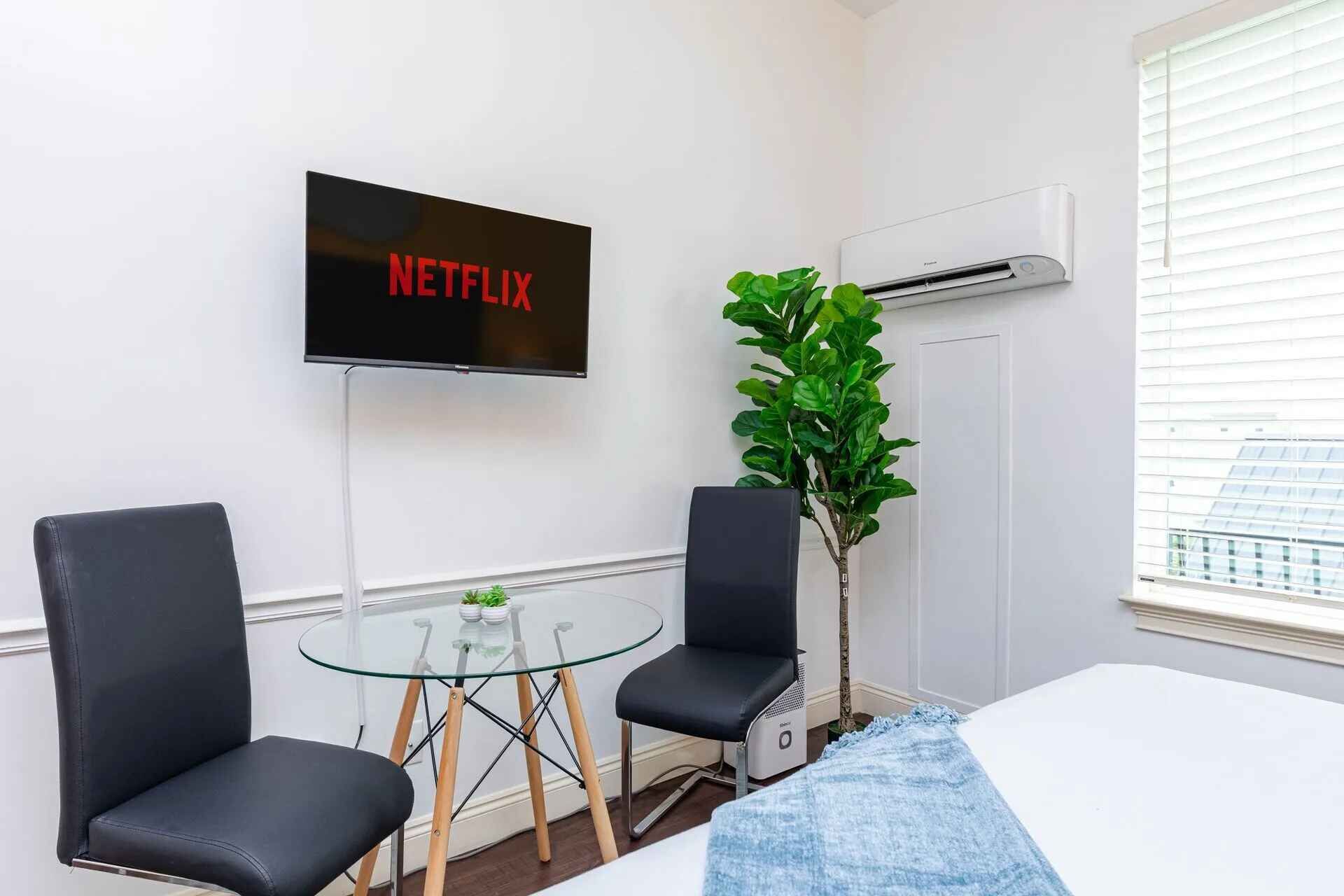 1 soverom, strykejern/-brett, wi-fi og sengetøy