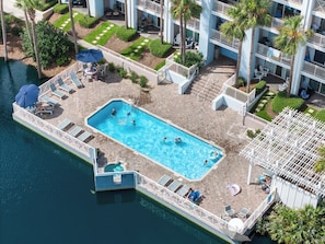 Outdoor pool - Gulf Place Cabanas 110 - Highway 30A- 120 Steps to Beach - Walk to Shunk Gulley! (Santa Rosa Beach)