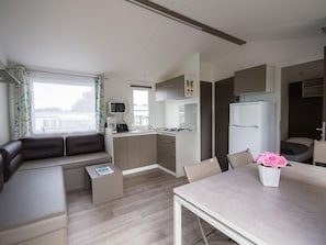 Interior - Mobile home with terrace - 6 guests (Binic)