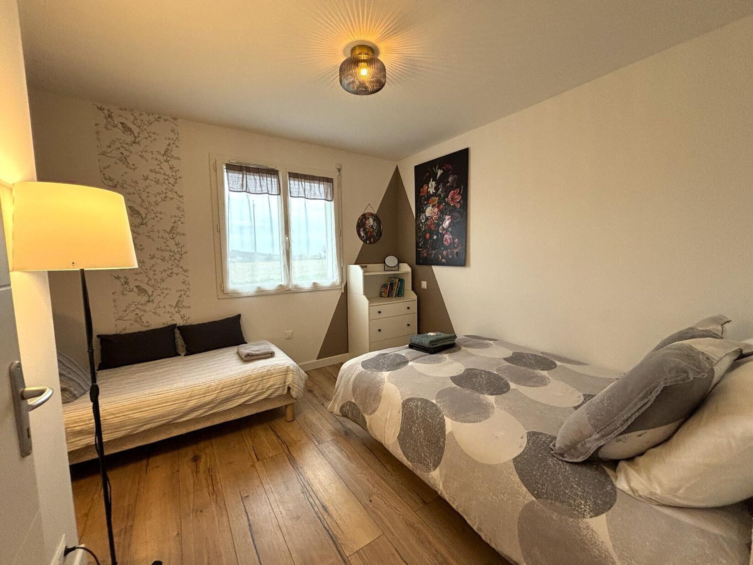 3 chambres, accès Internet