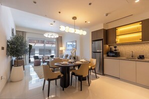 Interior - Designer 1BR at Emaar Beachfront | Beach Access (Dubai)