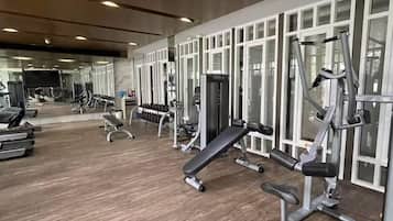 Suíte estúdio, vista para a piscina