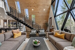 Unclassified image, 4 of 84, button - Discover the Ultimate Creekfront A-Frame Getaway (Epworth)