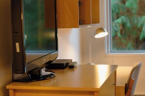 Quarto solteiro econômico, vista para o pátio | Parte interna