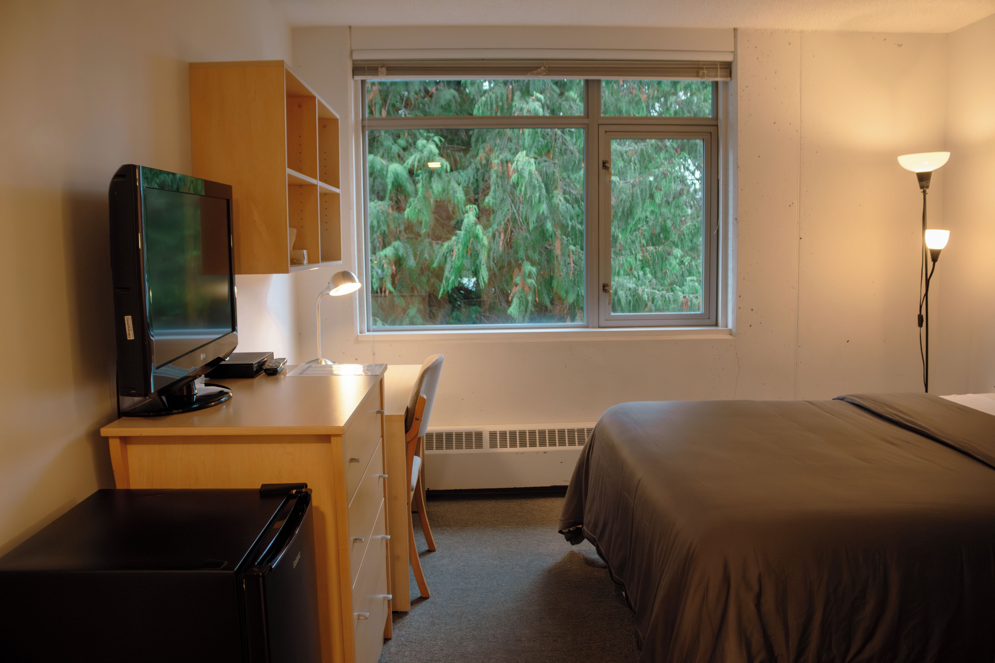 Economy-Einzelzimmer, Blick auf den Innenhof