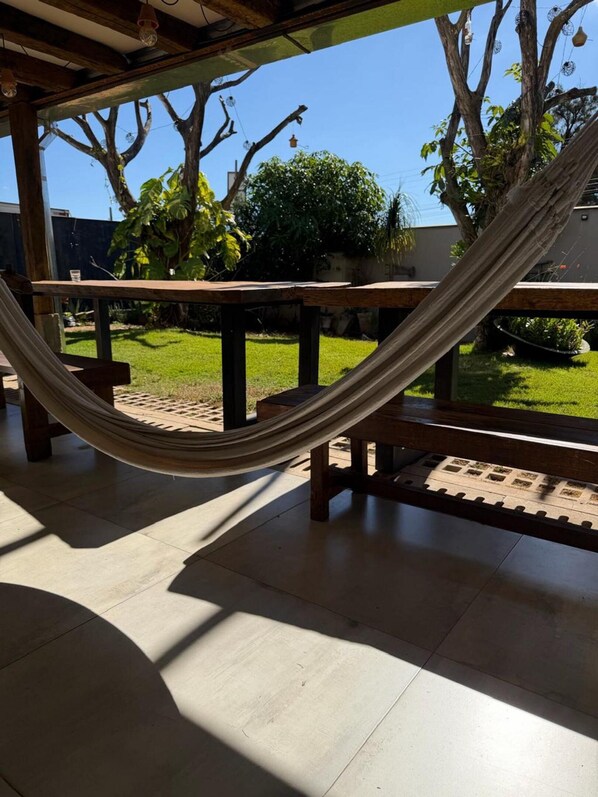 Deluxe Suite, Garden View | Outdoor dining - POUSADA CARRO DE BOI (Lavras)