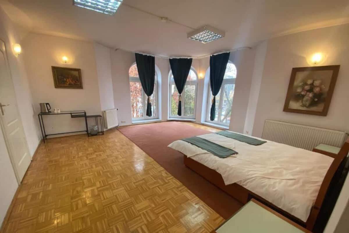 Habitación estándar, 1 cama doble | Ropa de cama hipoalergénica y espacio para trabajar con un portátil