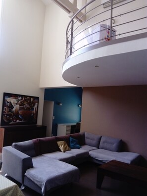 Living area - Beautiful contemporary house with pool and pool house in a quiet village. (GOURBERA)