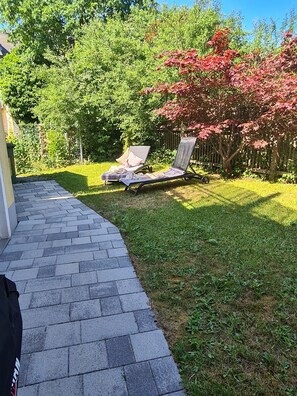 Terrace/patio - Rosenzauber Waldstein Terrassen in Bad Weißenstadt near the lake and the thermal baths (Weißenstadt)
