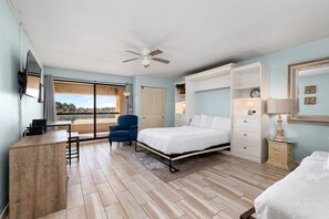 WiFi, bed sheets - Cute Adjoining Bayside Studios #42 & #43 (South Padre Island)