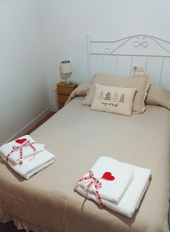 2 bedrooms, iron/ironing board, WiFi, bed sheets. Apartment "Casa Albi" 6km from Laciana Valley Ski Resort.