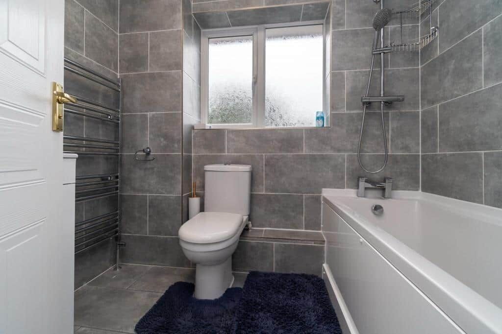Hair dryer, towels