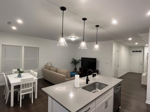 Nearly new Raleigh townhouse with all the basic needs and a convenient location