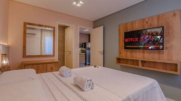 Apartamento básico | 1 quarto, escrivaninha, Wi-Fi de cortesia