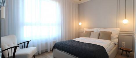 Deluxe Apartment, Balcony | Iron/ironing board, free WiFi