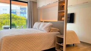 Apartamento | Roupas de cama antialérgicas, Wi-Fi de cortesia