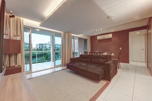 Living area - Palm Beach #201 - Porto das Dunas por Carpediem (Aquiraz)