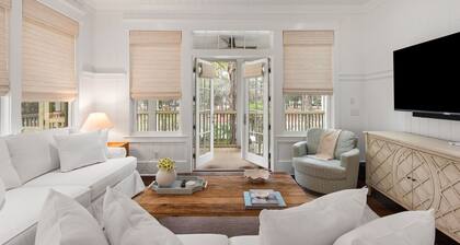 New Listing! 1 Block to Camp Watercolor! Golfcart & Bikes! Great Location!