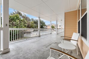 Terrace/patio - Coastal Escape at Peachtree Place | 2BR Sleeps 8 | Near Beach & Attractions (Panama City Beach)
