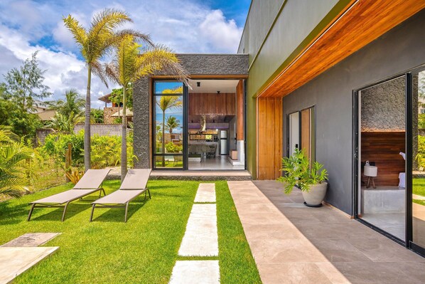 Chalet básico | Terraza o patio