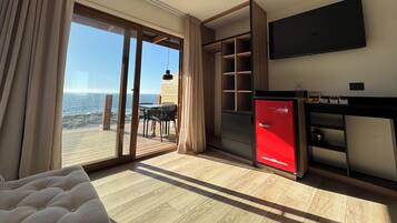 Appartement, vue mer | Coin séjour