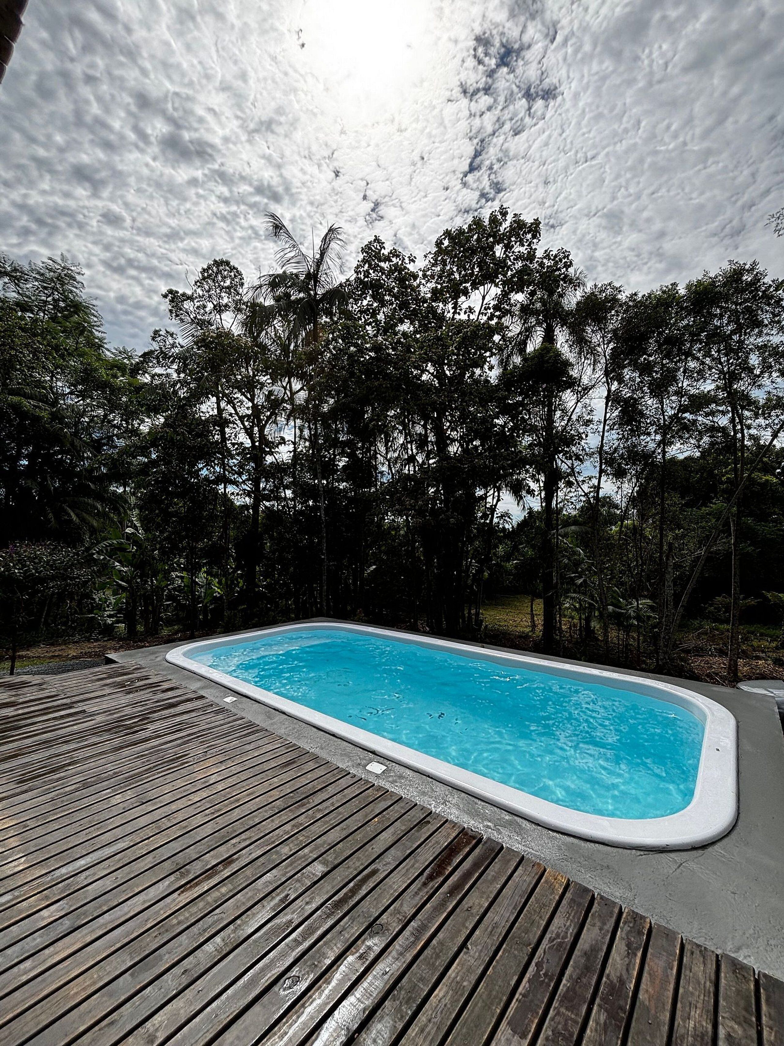 Premium chalet | Zwembad | Een buitenzwembad