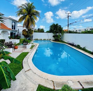 Outdoor pool - Comfortable and spacious room w/alberca (Cancún)