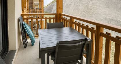 T3 in the heart of Valberg, close to the slopes, heart of the resort, heated swimming pool