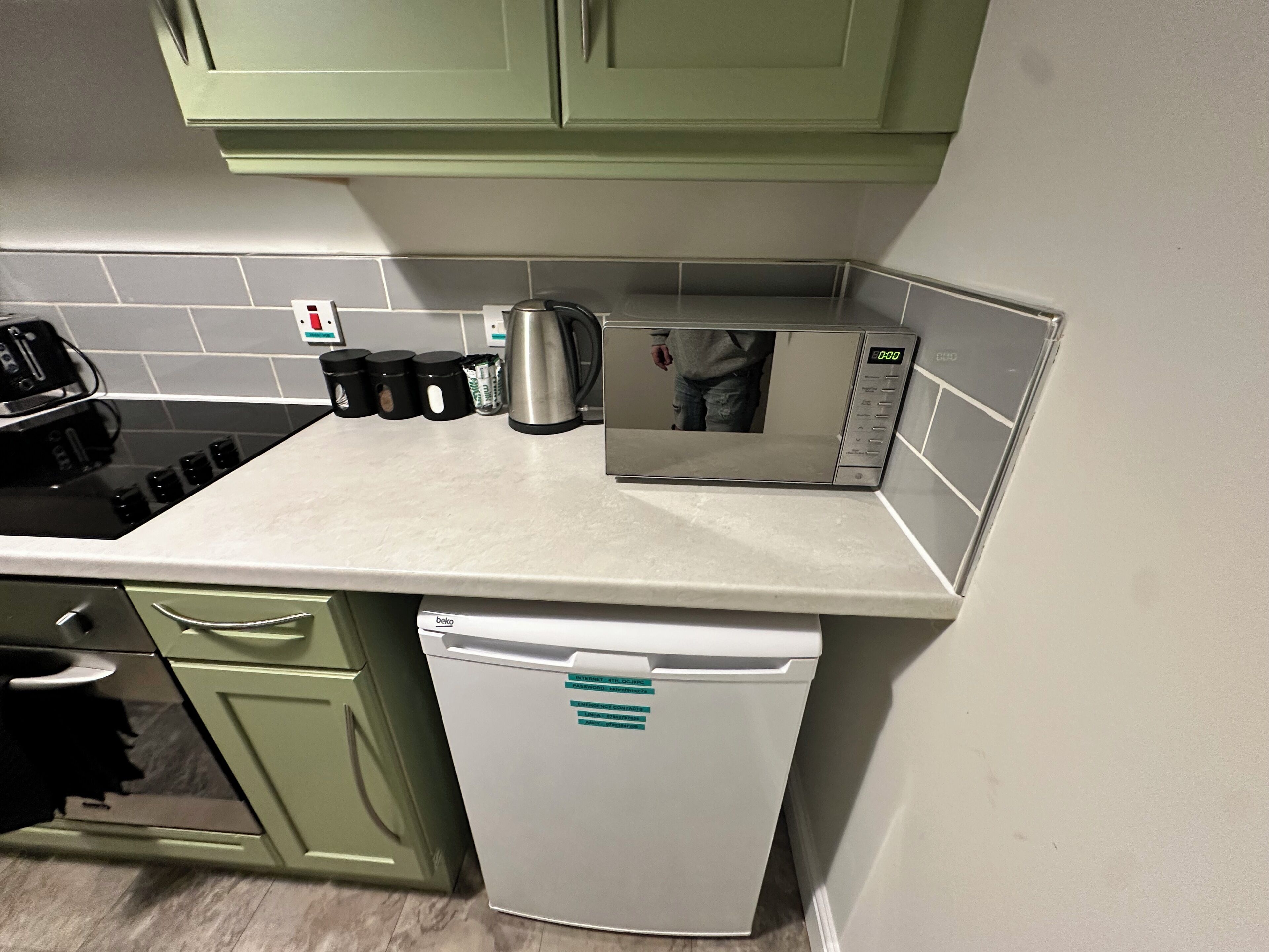 Microwave, oven, stovetop