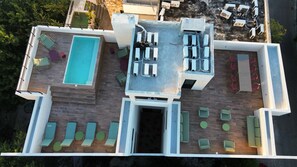 Terrace/patio - Warm Terracotta 2BR | Rooftop Sunsets in Aldea Zama (Tulum)
